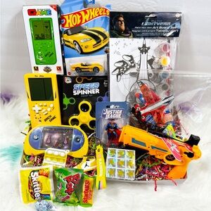 Kids Toy Bundle with Hot Wheels and Game Console